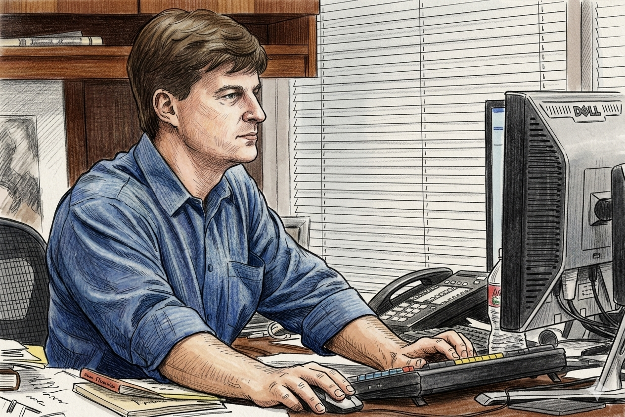 Michael Burry, investidor que previu a crise do subprime de 2008, e sua aposta bilionária contra Nvidia e Palantir sobre uma possível bolha de inteligência artificial